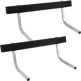 VEVOR Boat Trailer Guide-ons, 2 PCS Rustproof Steel Trailer Guide ons, Trailer Guides with Carpet-Padded Boards, Mounting Parts Included, for Ski