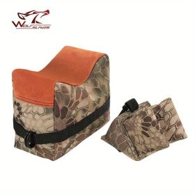 dDurable Outdoor Tactical Sandbag Support Bag for Shooting and Sighting - Perfect for Training and Competition (Color: Camouflage)