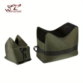 dDurable Outdoor Tactical Sandbag Support Bag for Shooting and Sighting - Perfect for Training and Competition (Color: Military Color)