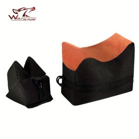 dDurable Outdoor Tactical Sandbag Support Bag for Shooting and Sighting - Perfect for Training and Competition (Color: Black)